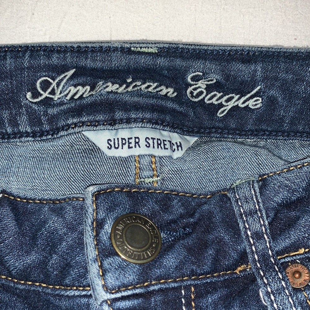 American Eagle Super Stretch Skinny Jeans Size 6 - Picture 2 of 6
